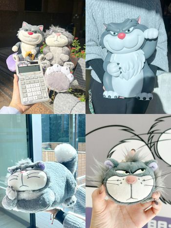 最萌反派貓貓在7-11！超呆萌「魯斯佛絨毛束口袋、招財貓公仔、爆炸頭魯斯佛吊飾」百元就能收！