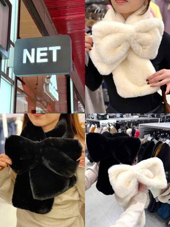 脆友搶破頭！NET超可愛百元「蝴蝶結圍巾」偷偷開賣！官網還沒上架、實體店就快被搶完了？！