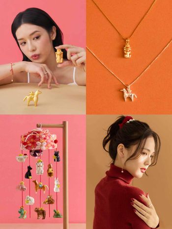 新年好運直接戴著走！vacanza超萌「生肖金手鍊」實踐馬、招財喵...加持開運一整年！
