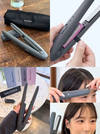 日本唐吉訶德上市秒殺、2026補貨到！SALONIA可為手機充電的「無線離子夾」，電池可拆還能帶上飛機！