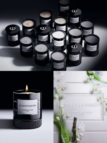 迪奧香氛世家突破高訂香氛天花板！蠟燭系列新升級「黑色束腰褶襇燭杯、皮革＆布質高訂燭座」打造收藏級藝術香氛！