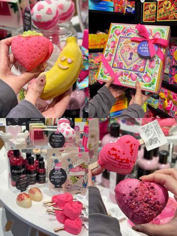 LUSH 2026情人節限定開賣！愛心汽泡彈、玫瑰香天鵝香皂，必收「為你鍾情禮盒」七款奢華護理一次擁有！