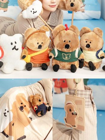 7-11開賣超可愛DINOTAENG矮袋鼠周邊！萌翻「QUOKKA絨毛玩偶、法蘭絨毯子」全都太欠買！