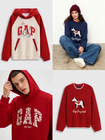 Gap下殺六折！還有馬年系列陪你迎接好運！紅色穿搭、小馬上衣讓你「馬上發財」快衝去逛！