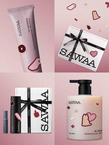 把浪漫留在日常生活裡！SAWAA情人節限定洗沐保養禮盒推薦，香氛洗沐、潤唇護手一次到位，心意滿滿保證不踩雷！
