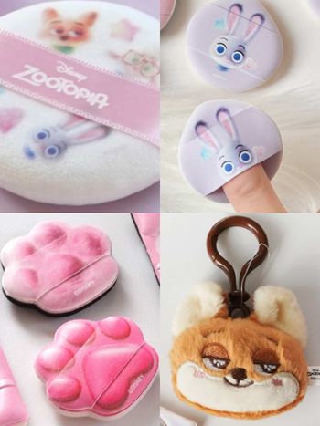 韓國大創推出《動物方城市》聯名美妝工具！茱蒂、尼克氣墊粉撲軟Q又服貼，還有肉墊手指粉撲、可愛到被瘋搶！