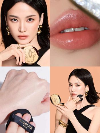 宋慧喬春妝被問爆！嬌蘭全新奶油水光氣墊粉餅＋緞光裸唇色，完整公開貴婦水光肌秘訣！