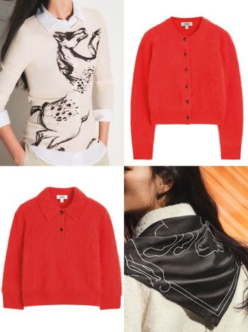 新年新衣這邊買！質感女生最愛COS年假穿搭幫你準備好！最美紅色毛衣這邊買！