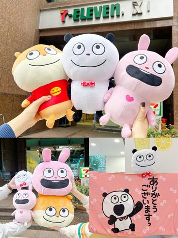 社群爆紅「外遇兔」在7-11！西村優志「戀愛兔玩偶、開心熊貓抱枕、小鼠紓壓球」全都太想買！
