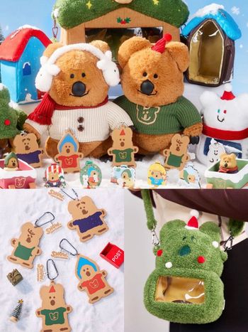 2026冬季限定DINOTAENG福賞來了！超可愛「戴耳罩QUOKKA玩偶、雪人BOBO絨毛背包」全都想要！