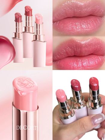 日本氣質女生的首選！黛珂全新誕生「果凍質地＋裸粉嫩色調」潤唇膏，搭配貼膚大地色眼影、唇眼一起變溫柔！