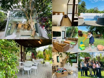 來到【雲上太陽民宿樹屋館】，就像走進一座夢幻森林小鎮。