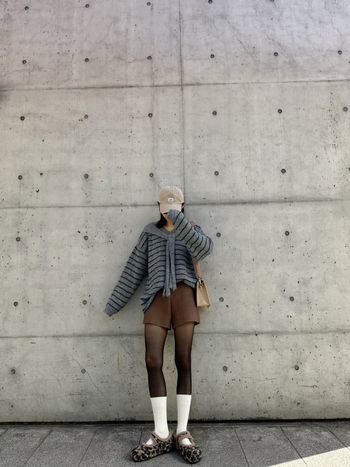 辣甜混搭絲襪＋短褲的小心機