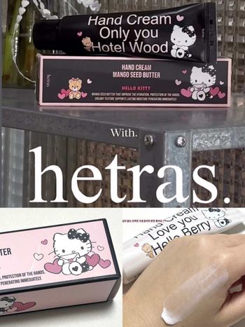 Threads洗版中！Hetras x HelloKitty聯名護手霜，OliveYoung低調上架被秒殺，代購爆單！