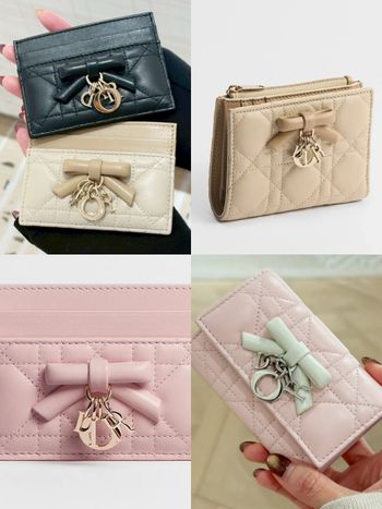 脆友暴動！Dior超夢幻「蝴蝶結小皮件」上架！少女心直接噴發、新年換皮夾就它了！