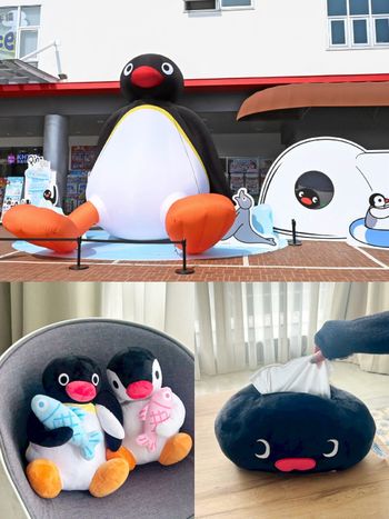 KHTOY企鵝家族主題展區來了！超巨大Pingu可愛翻必拍、「Pingu面紙套&Pinga玩偶」必買周邊一次看！