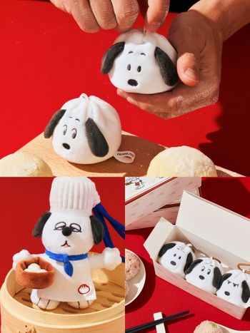 威秀影城把史努比變成小籠包了！超呆萌「史努比鮮蝦小籠包、點心師傅歐拉夫吊飾」這天可愛開賣！