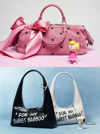 粉紅史努比包包也太夢幻！韓國爆紅品牌Marge Sherwood聯名PEANUTS、包包都超好看！