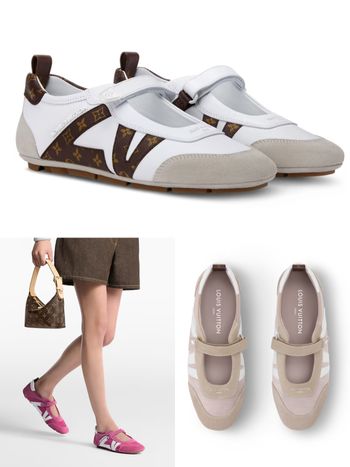 LV豁出去了！推出芭蕾感「瑪莉珍球鞋」櫃上直接搶瘋！上腳超修飾、預算就留給這一雙！