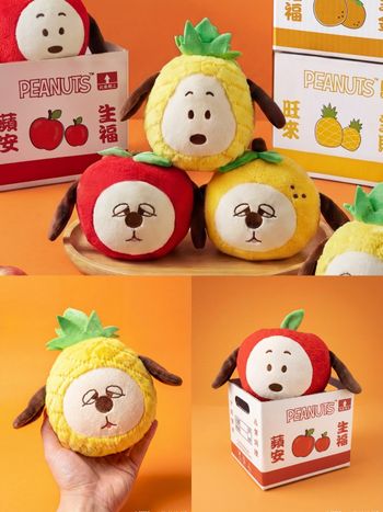 史上最萌新年禮盒！7-11開賣超呆萌「史努比水果禮盒」、蘋果史努比&招財鳳梨歐拉夫全都可愛翻！