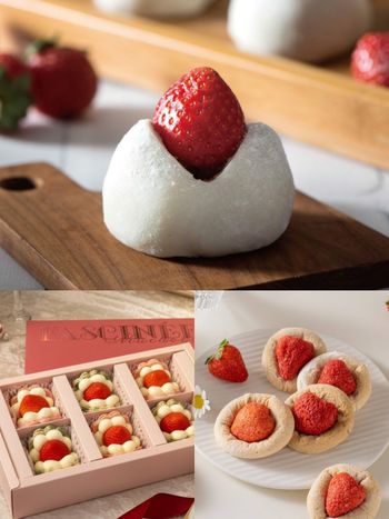 2026草莓季宅配甜點推薦！超欠吃「雪焰草莓馬卡龍、草莓大福、草莓空氣脆餅」免排隊就吃得到！