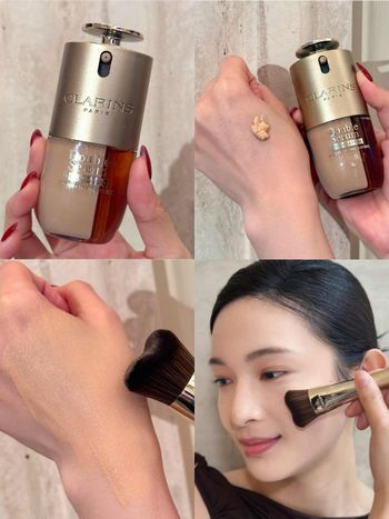 紅遍全球克蘭詩雙管粉底台灣開賣！經典雙萃入妝，精華＋光感粉底乳完美比例，打造真正能讓肌膚越來越細緻的養膚底妝！