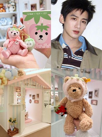 白敬亭品牌GOODBAI聯名德國Steiff泰迪熊！限量草莓泰迪熊這裡買得到、還有夢幻小熊屋快衝拍照！