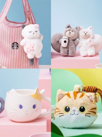 星巴克2026貓之日必買8大周邊推薦！「貓咪小熊鑰匙圈、白貓馬克杯、虎斑貓零錢包」全都太欠買！