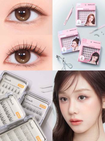 韓國OLIVE YOUNG必買免膠假睫毛推薦！心機裸妝、女團捲翹美睫...，BABYMONSTER也愛用這牌！