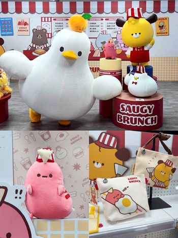 dtto friends早午餐主題快閃店來了！超巨大「腸太郎玩偶」脆友都在搶、滿額再送萌翻立牌！