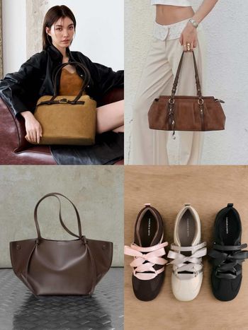 CHARLES & KEITH秋冬上新必買爆品Top8！超夯托特包悄悄補貨、兩穿長靴韓妞人腳一雙！