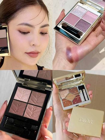 2025聖誕眼影盤推薦！迪奧、YSL、M·A·C限量包裝必搶，SUQQU假日限定眼影、首次換上夢幻白色外殼！