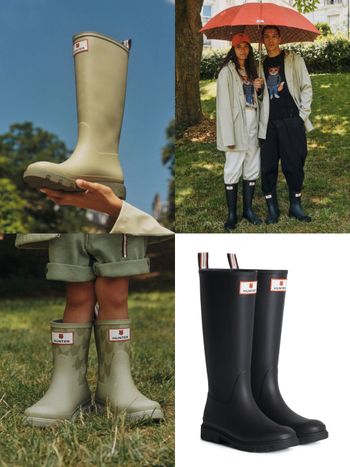 下雨好需要！Maison Kitsuné小狐狸「Hunter聯名」這雙根本最美雨靴天花板！