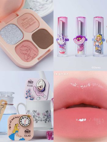 2025必收韓國聯名彩妝降臨！CLIO《愛麗絲夢遊仙境》最奇幻彩妝系列，牡蠣寶寶、ALICE化身仙氣眼影盤＋爆水唇膏！