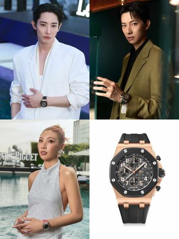 已經太幸福！男神「李洙赫」手戴百萬豪錶出席Audemars Piguet活動！蕭敬騰、彭千祐都來了！