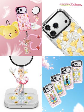Y2K童年記憶喚醒！CASETiFY《庫洛魔法使》 聯名來了！小櫻、小可手機殼夢幻翻天！