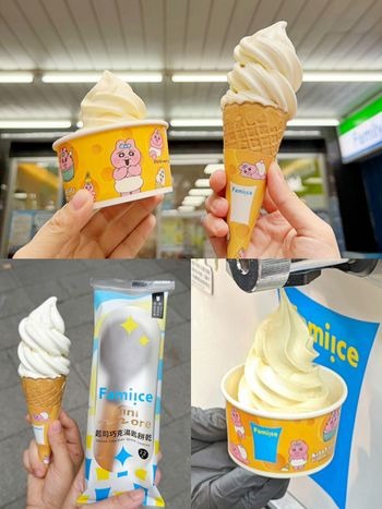 全家推「起司蛋糕霜淇淋」！搭15公分起司巧克湯匙餅乾太療癒、褲褲兔聯名紙杯&餅乾紙套Q翻！