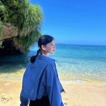 台灣大陰天ಠ_ಠ但沖繩充滿元氣🩷🩷