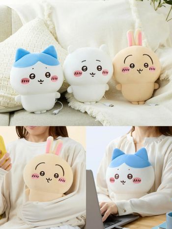 冷冷冬天必備！萌翻「吉伊卡哇暖暖包玩偶」三隻小可愛讓你溫暖一整天、價格&開賣日期看這邊！