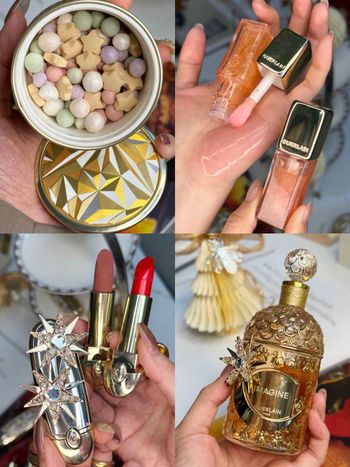 2025嬌蘭聖誕限定彩妝太夢幻！紅寶之吻唇膏、眼影盤換上紙藝外殼，限量璀璨唇膏彩殼＋24K金玻璃珠蜂印瓶必收藏！