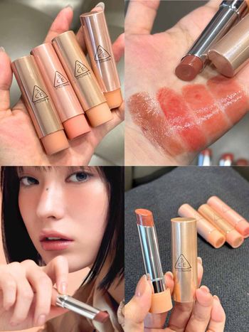 韓妞人手一支3CE「淡顏潤唇膏」台灣開賣！精緻甜甜圈膏體＋養膚精粹，精選人氣4色一抹融膚顯白！