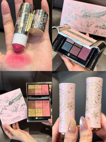 2025蘭蔻90週年聖誕限定彩妝美瘋了！奧賽時鐘絕美眼彩盤、絲絨小蠻腰、精華果凍唇蜜...引爆斷貨預感！