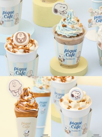 Gelato Pique Cafe跟史努比聯名了！萌炸「史努比棉花糖拿鐵、查理布朗花生醬可麗餅」Q到捨不得吃！