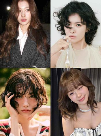 2025韓星超慵懶燙髮示範！宋慧喬、SANA、Winter都這樣燙，短中長髮都適用，不挑臉型、燙完質感直接拉滿！