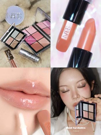 最夢幻高訂聖誕彩妝！NARS「星漾幻境系列」限量月光小白餅、四色眼影新裝太時髦，韓妞搶翻「星河打亮餅」一刷五官秒立體！