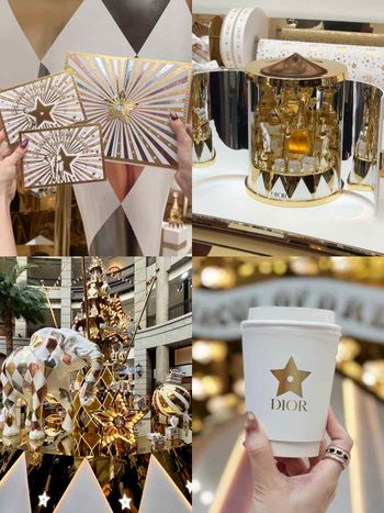 全球首座DIOR夢幻聖誕樹在台北！「奇幻星願馬戲團」華麗登場，限定包裝自選迪奧燦金吊飾、還有侯布雄聯名下午茶！