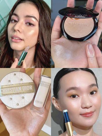 2025聖誕限定打亮推薦！肌膚之鑰、嬌蘭、MAC...，PRADA香蕉潤唇膏帶金閃、迪奧金燦藤格紋外殼太夢幻！