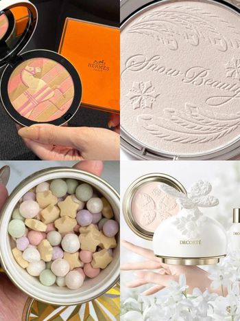 年末十款珍藏級蜜粉盤點！愛馬仕玫瑰柔霧、嬌蘭星光亮澤、黛珂高級柔焦零粉感...，2025冬季最值得收藏的定妝儀式！