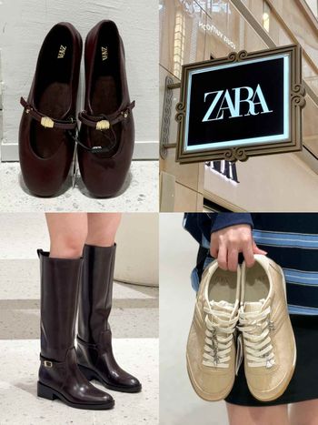 ZARA秋冬新鞋太燒！嚴選8雙「寶藏必買鞋」芭蕾鞋、馬術靴全上榜，根本不可能只買一雙！