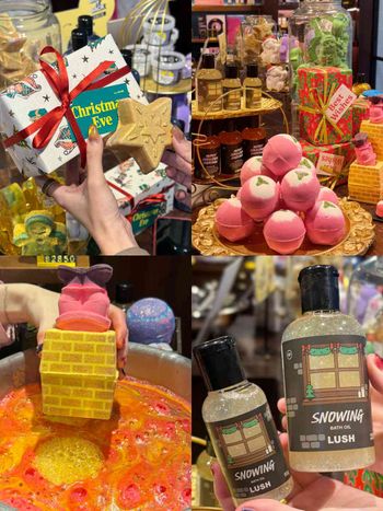 2025千元聖誕交換禮物推薦！LUSH精選百款限量系列，聯名人氣刨冰「金雞母Jingimoo」首款全素布蕾刨冰超好吃！